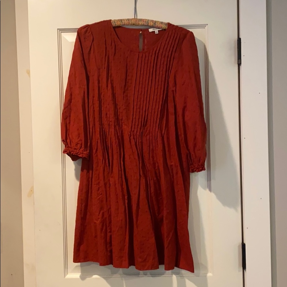 Madewell Burnt Orange Dress